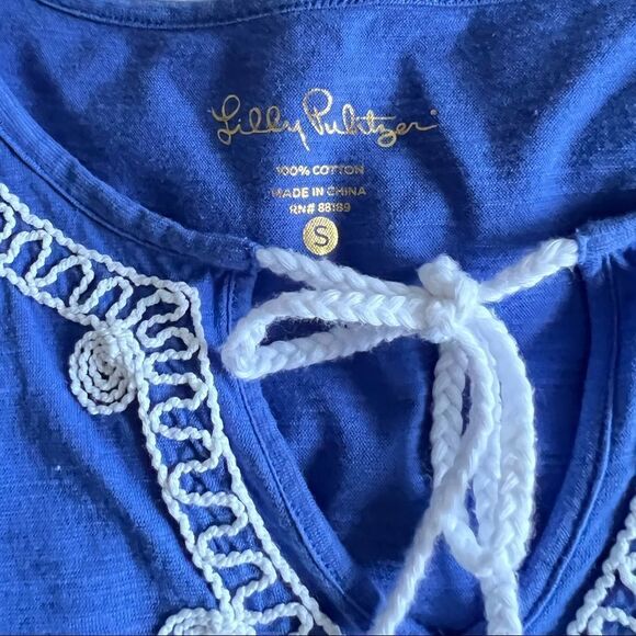 Lilly Pulitzer embroidered Top - Picture 4 of 4